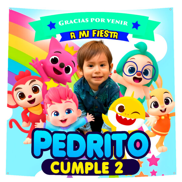 Pendón Personalizado PVC 1x1mts - Imagen 2