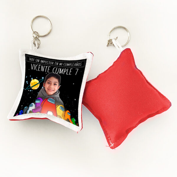 Llavero de Tela estampado - Imagen 2