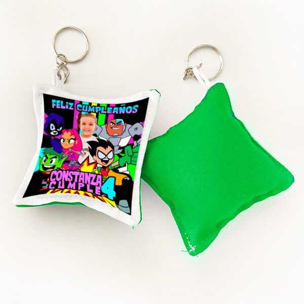 Llavero de Tela estampado - Imagen 3